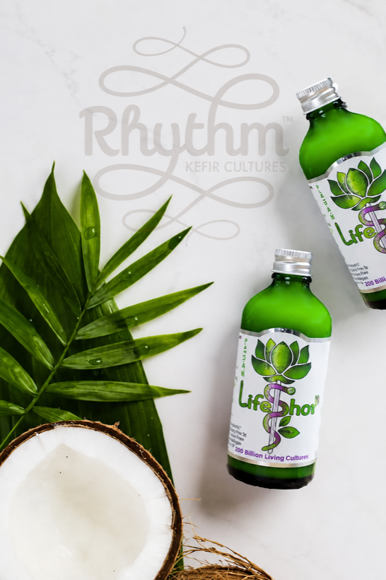 Bottle of Rhythm Health Pure Coconut Kefir
